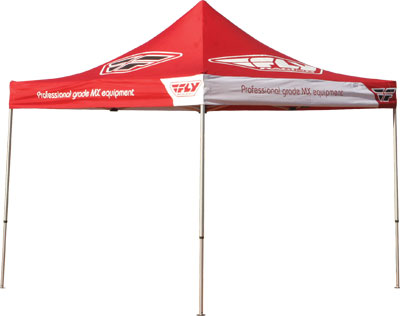 Aluminum 10 x 10 FLY Canopy Red